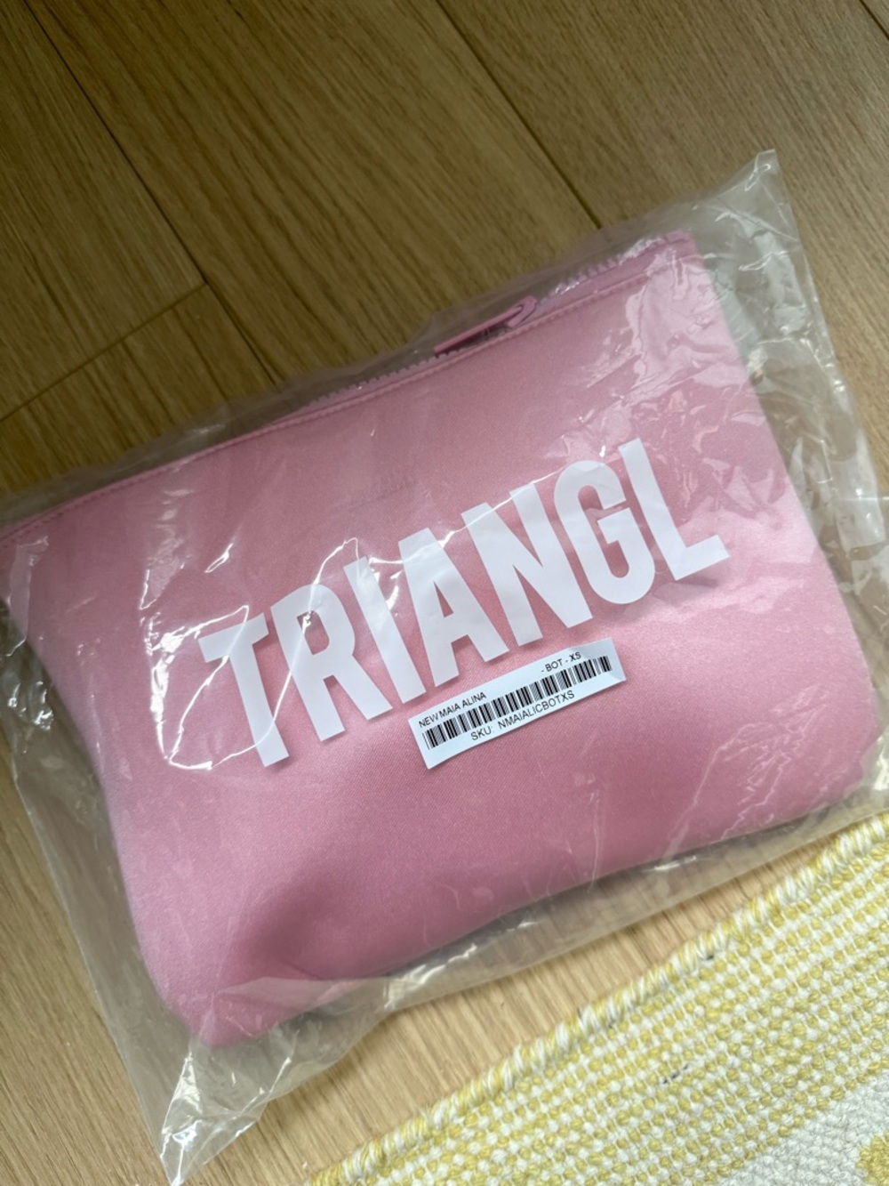 NWT Triangl Pink Crochet Bikini Set Maia Alina S+ XS - Picture 7 of 10